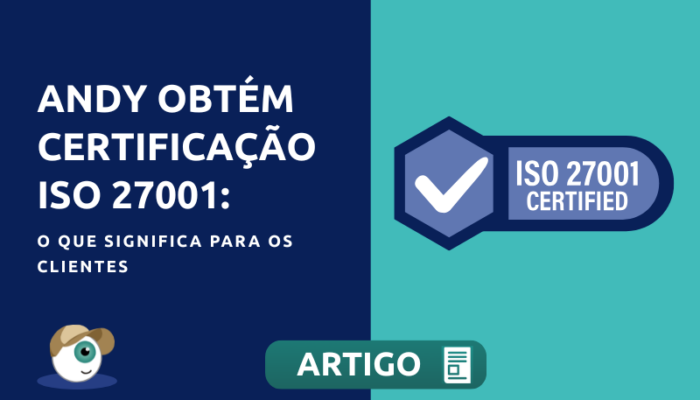 Andy obtém a certificação ISO 27001: o que significa para os clientes de food service
